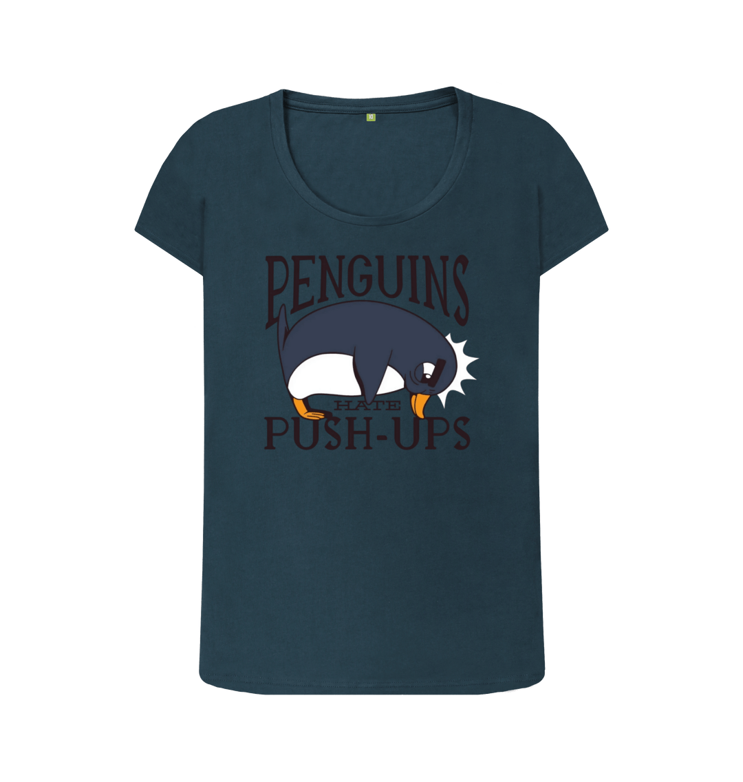 Denim Blue Printed T-shirt Front