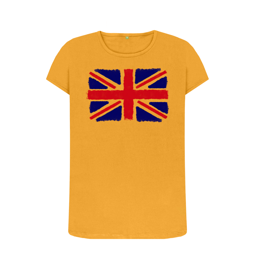 Mustard Printed T-shirt Front
