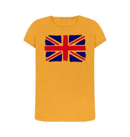 Mustard Printed T-shirt Front