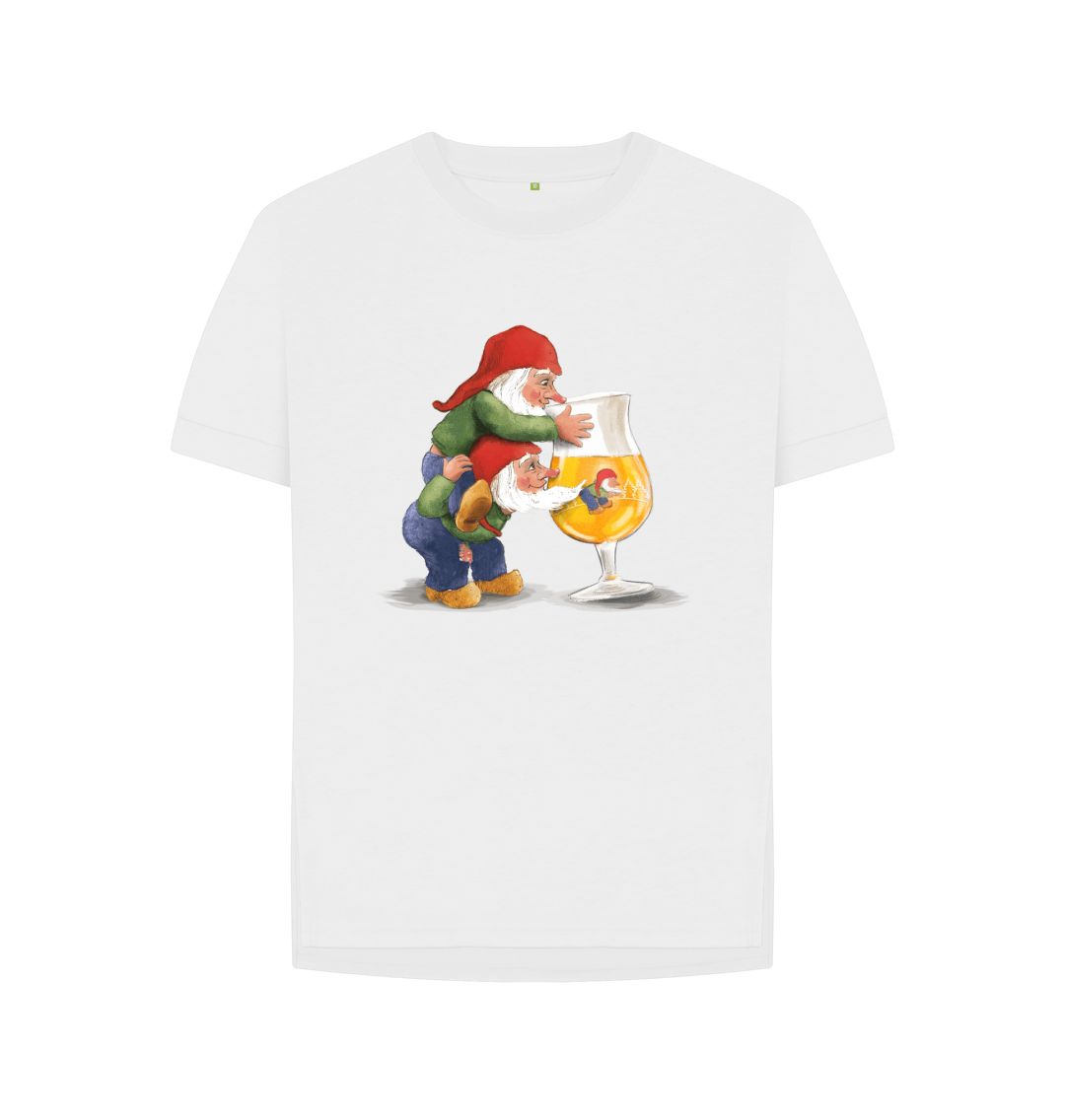 White Gnomes Drinking La Chouffe Women's Relaxed Fit Tee