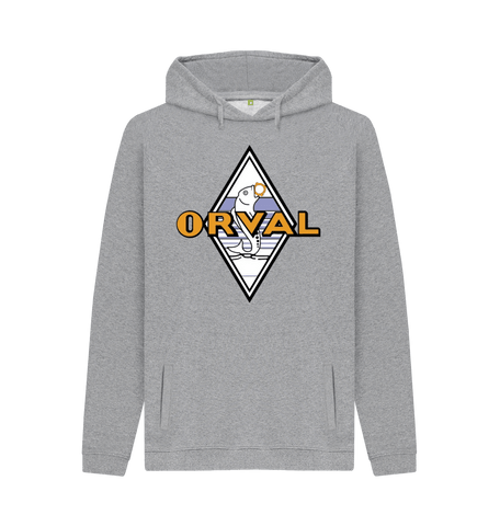 Light Heather Printed Hoody Front