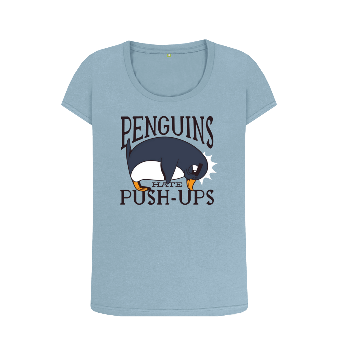 Stone Blue Printed T-shirt Front