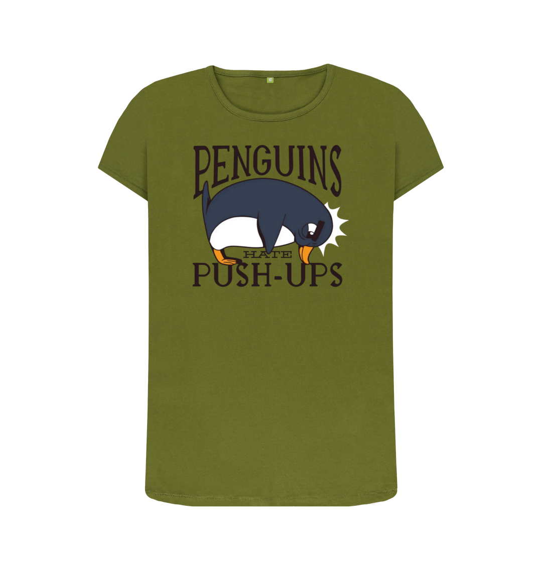 Moss Green Printed T-shirt Front