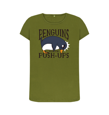 Moss Green Printed T-shirt Front
