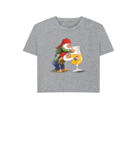 Athletic Grey Gnomes Drinking La Chouffe Women's Boxy Tee