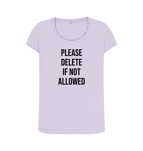 Violet Printed T-shirt Front
