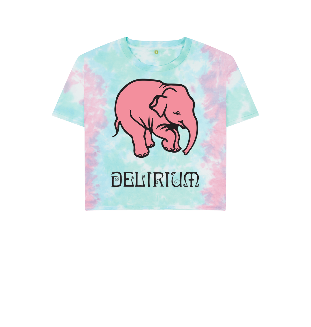 Pastel Tie Dye Printed T-shirt Front