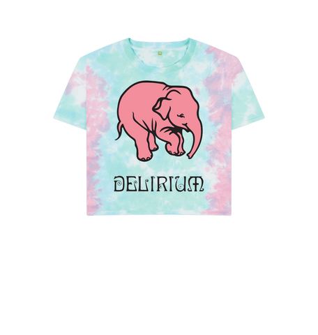 Pastel Tie Dye Printed T-shirt Front
