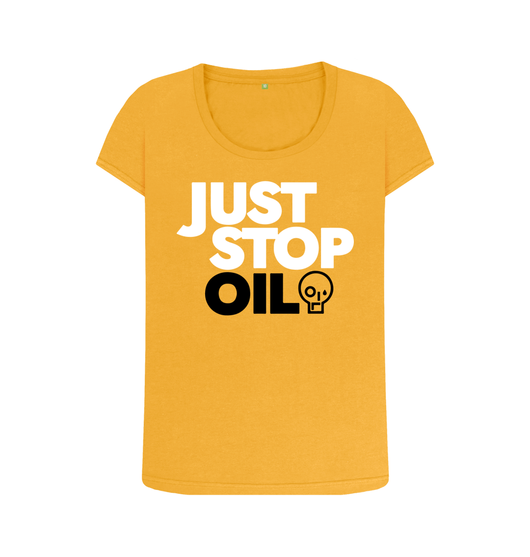 Mustard Printed T-shirt Front