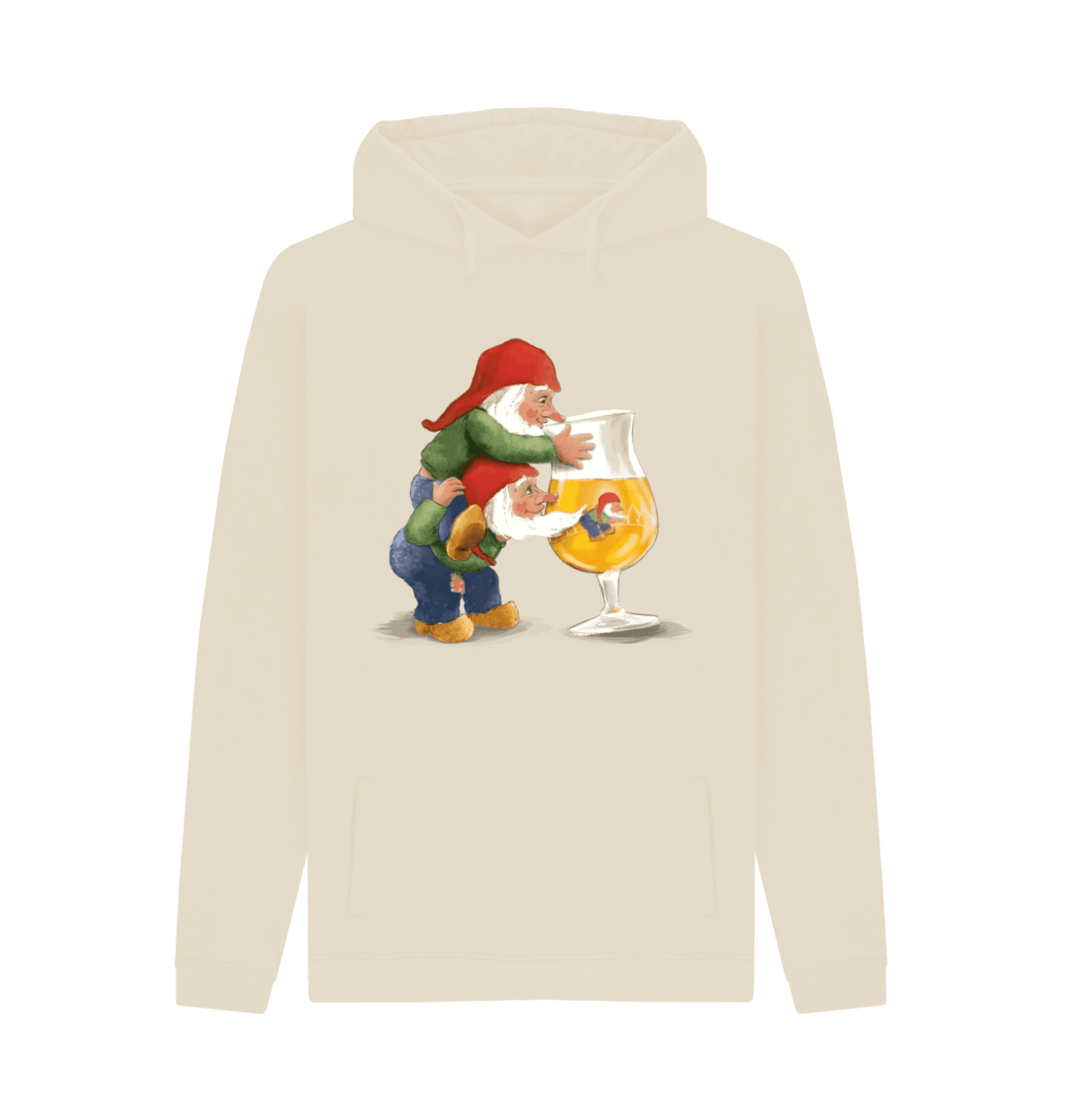 Oat Printed Hoody Front