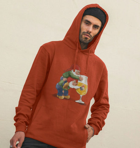 Gnomes Drinking La Chouffe Men's Pullover Hoodie