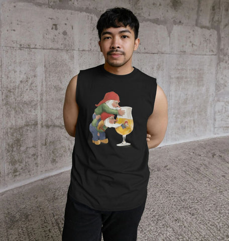 Gnomes Drinking La Chouffe Men's Vest
