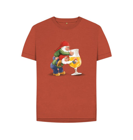 Rust Gnomes Drinking La Chouffe Women's Relaxed Fit Tee