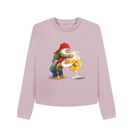 Mauve Gnomes Drinking La Chouffe Women's Boxy Jumper
