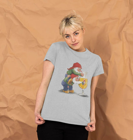 Gnomes Drinking La Chouffe Women's Remill T-Shirt