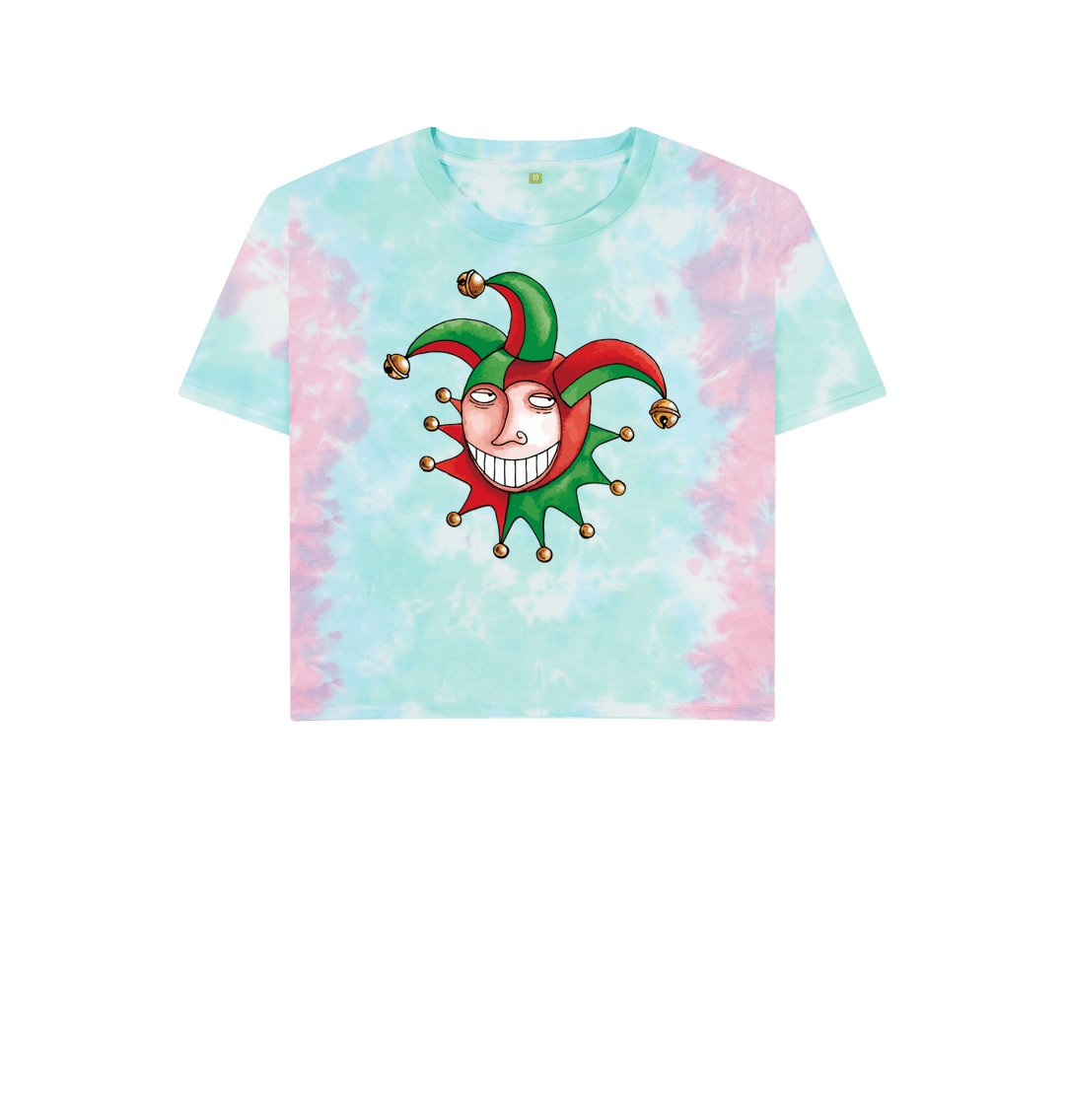 Pastel Tie Dye Printed T-shirt Front