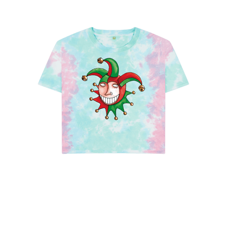 Pastel Tie Dye Printed T-shirt Front