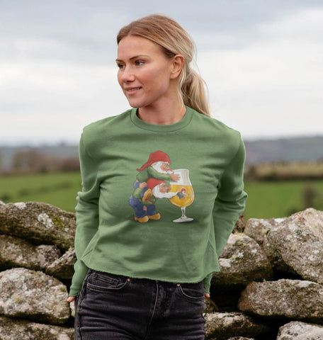 Gnomes Drinking La Chouffe Women's Boxy Jumper