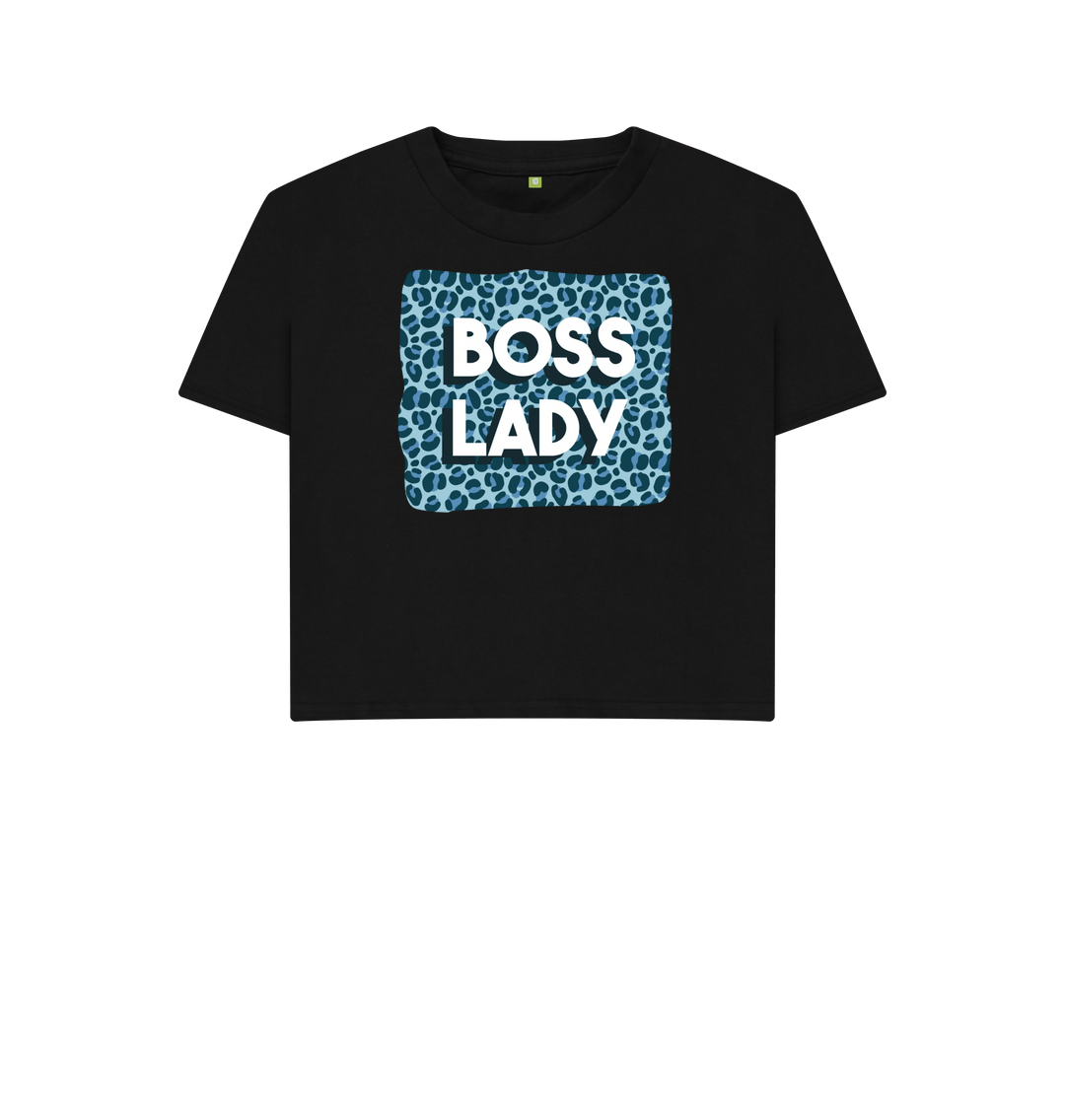 Black Printed T-shirt Front
