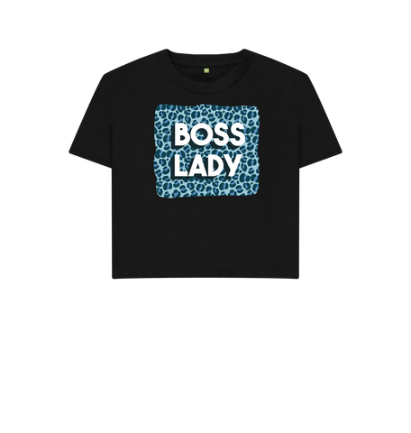 Black Printed T-shirt Front