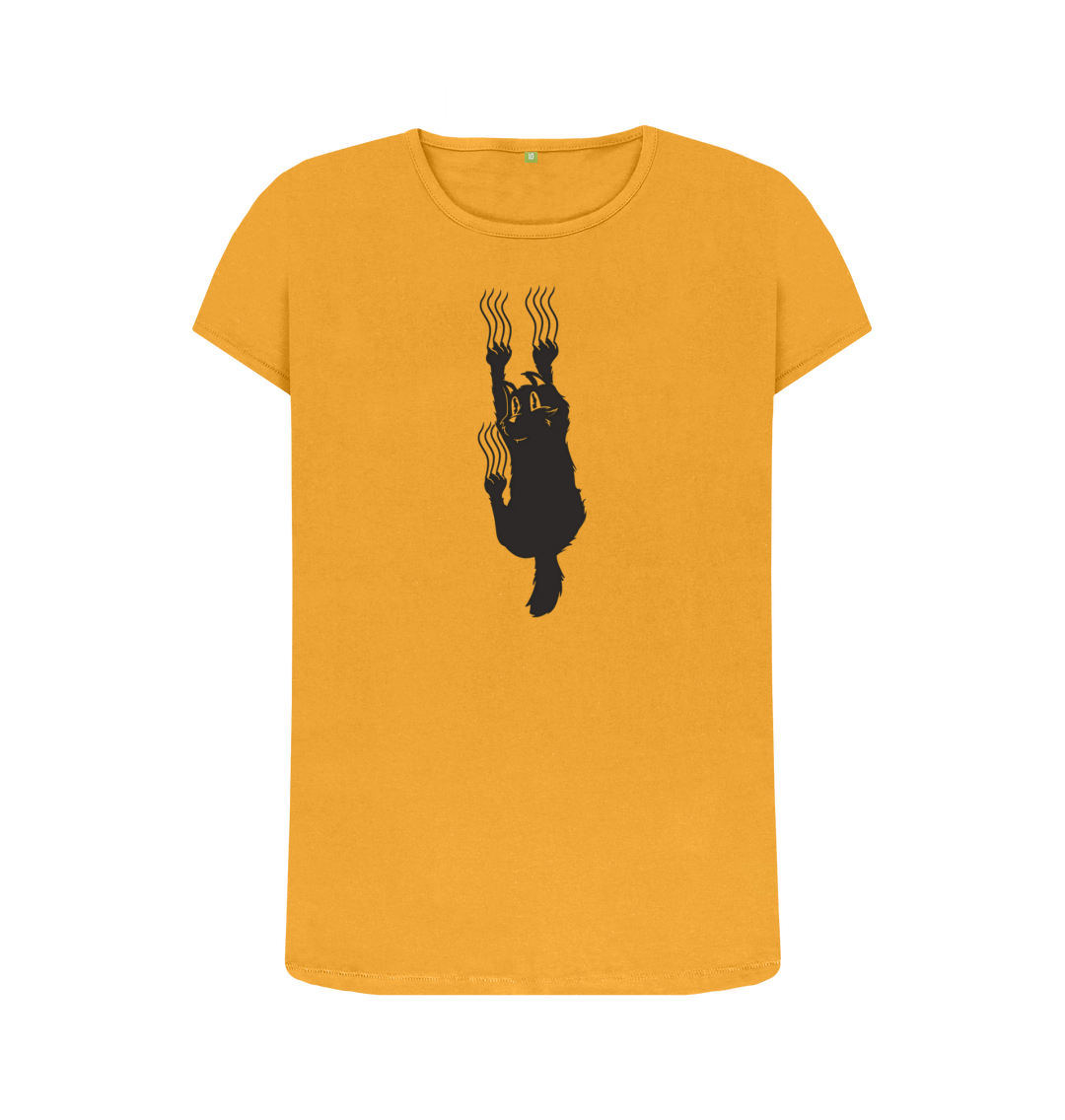 Mustard Printed T-shirt Front