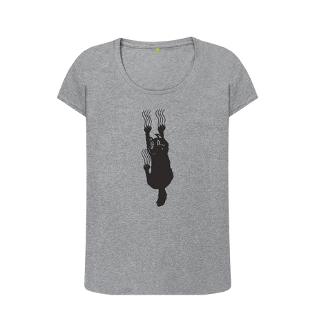 Athletic Grey Printed T-shirt Front