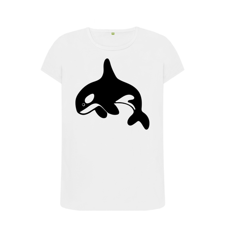 White Printed T-shirt Front