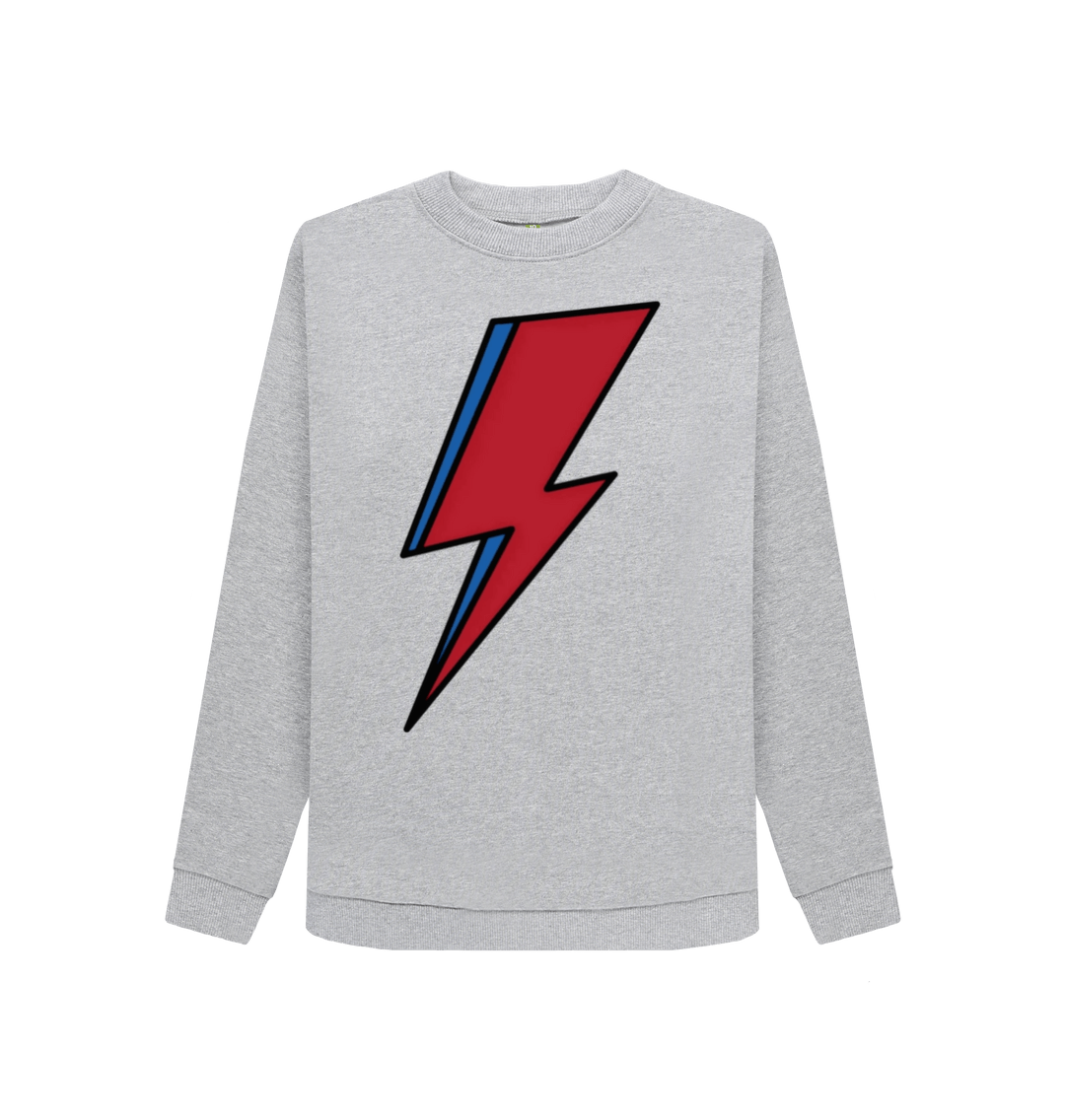 Light Heather Printed Sweater Front