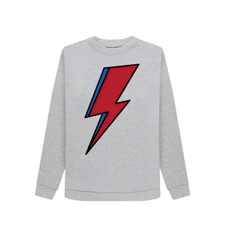 Light Heather Printed Sweater Front
