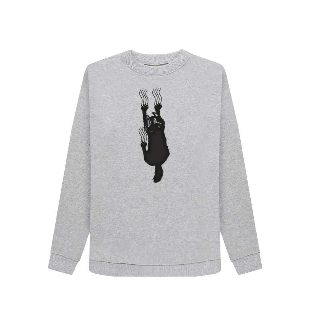 Light Heather Printed Sweater Front