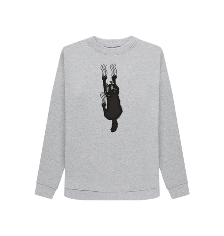 Light Heather Printed Sweater Front