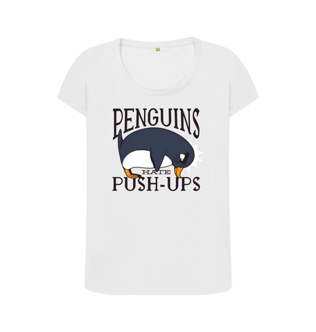 White Printed T-shirt Front