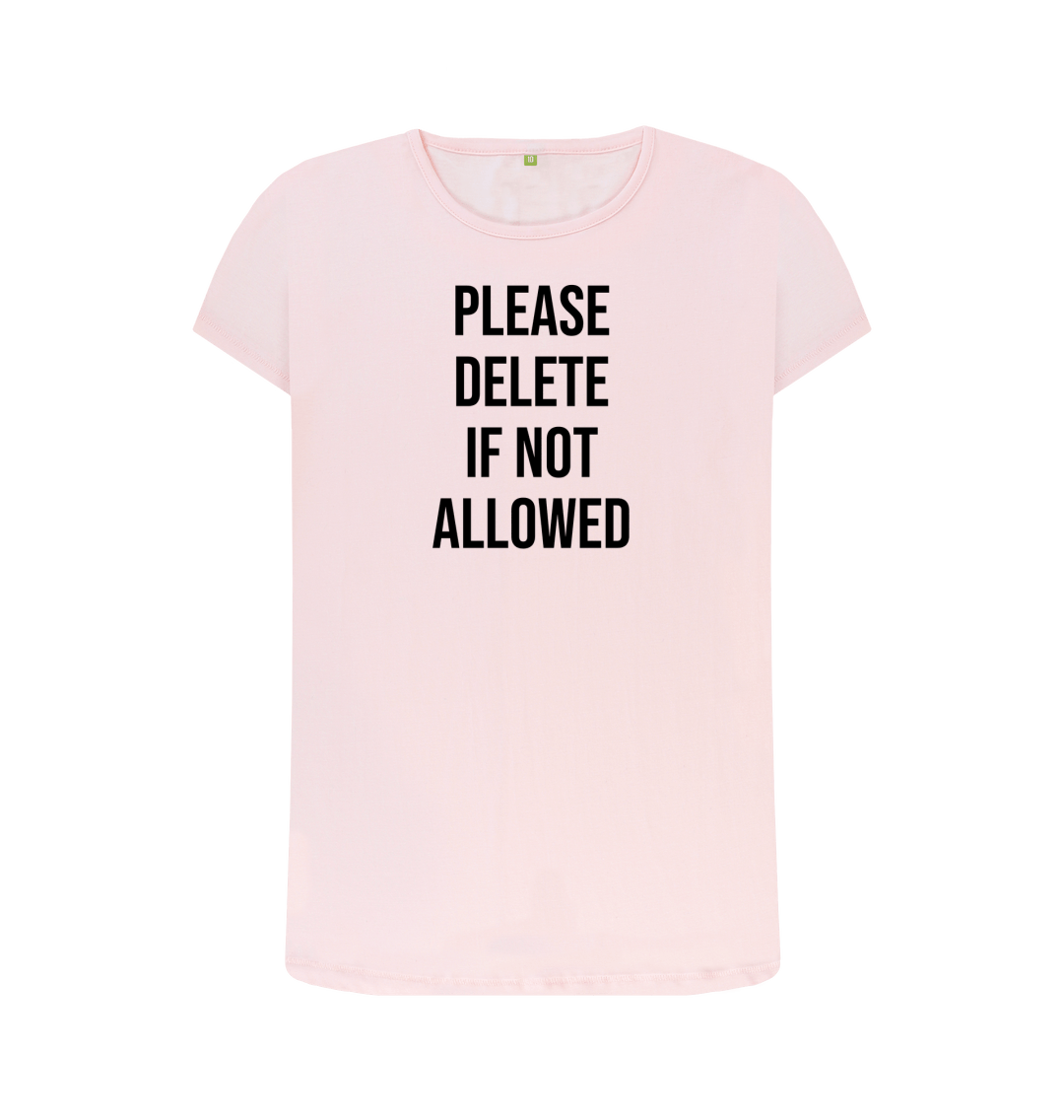 Pink Printed T-shirt Front