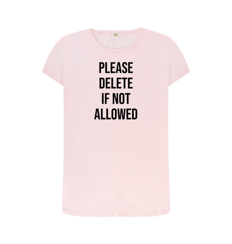 Pink Printed T-shirt Front