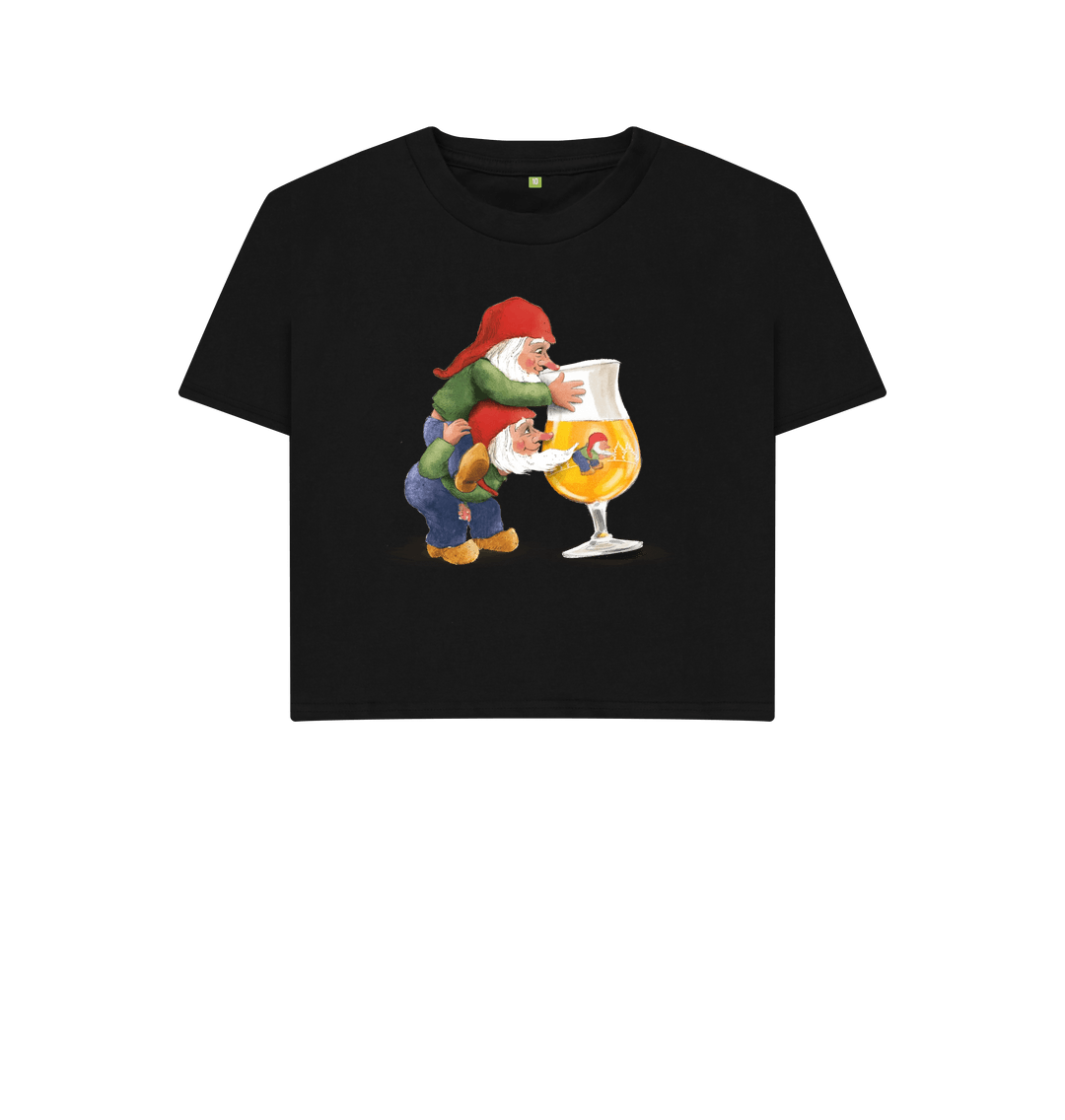Black Printed T-shirt Front