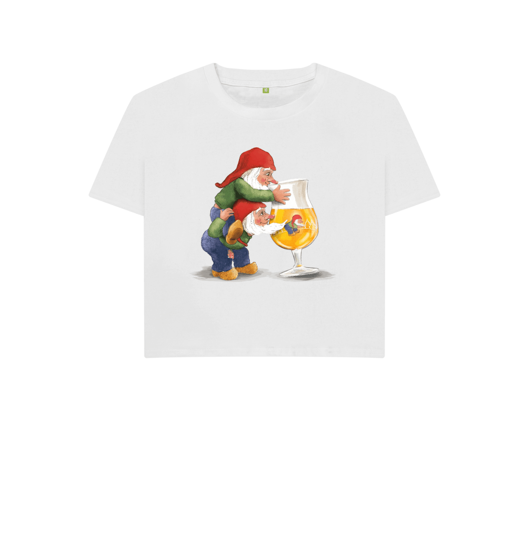 White Printed T-shirt Front