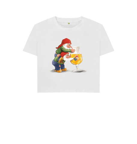 White Printed T-shirt Front