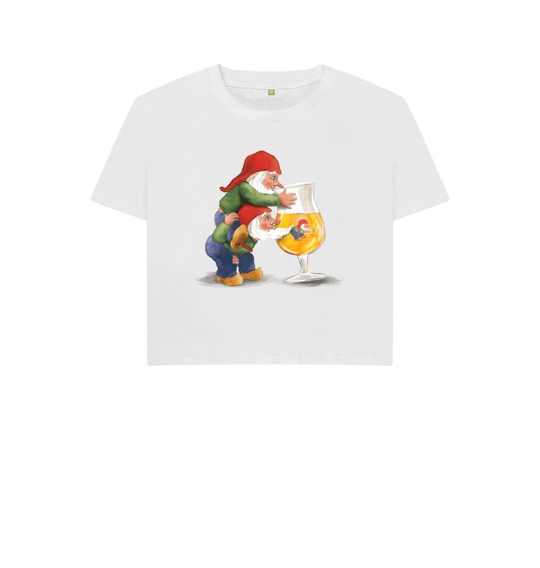 White Gnomes Drinking La Chouffe Women's Boxy Tee