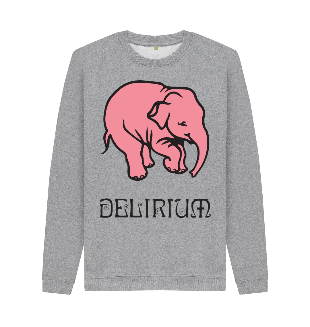 Light Heather Printed Sweater Front