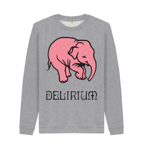 Light Heather Printed Sweater Front