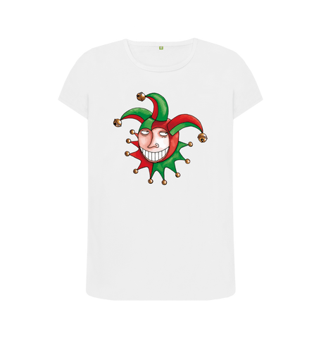 White Printed T-shirt Front