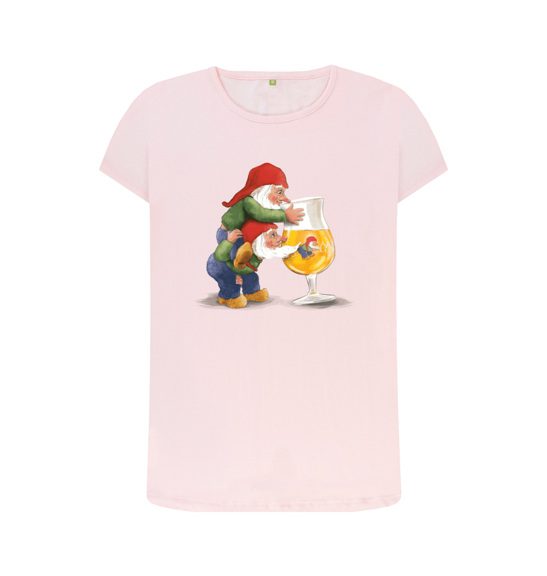 Pink Printed T-shirt Front
