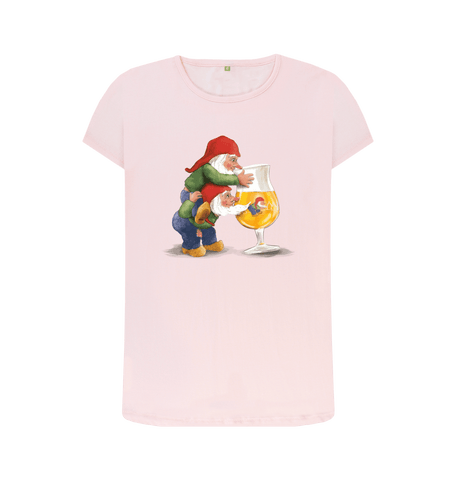 Pink Printed T-shirt Front