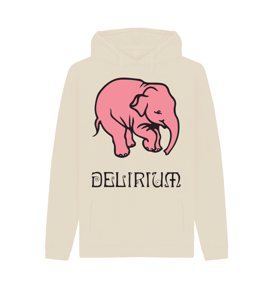 Oat Printed Hoody Front