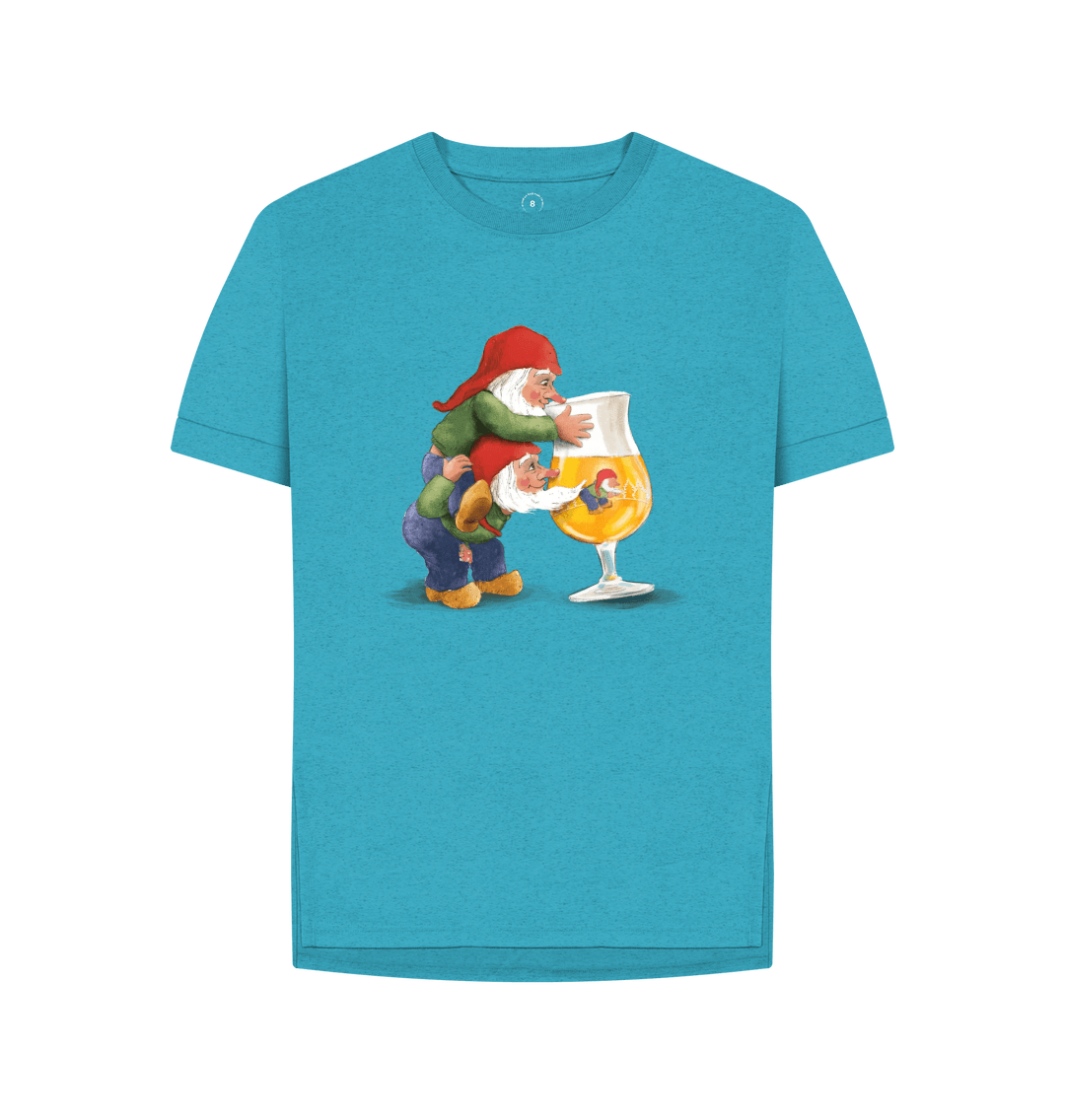 Ocean Blue Printed T-shirt Front