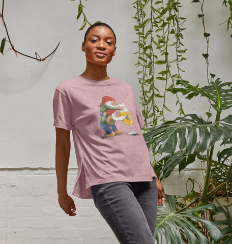 Gnomes Drinking La Chouffe Women's Remill Relaxed Fit T-Shirt