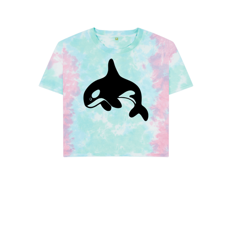 Pastel Tie Dye Printed T-shirt Front