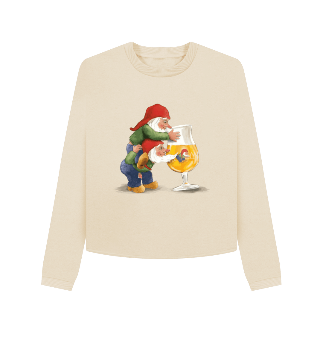 Oat Printed Boxy Jumpers Front