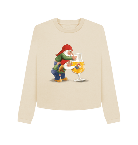 Oat Printed Boxy Jumpers Front