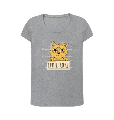 Athletic Grey Printed T-shirt Front